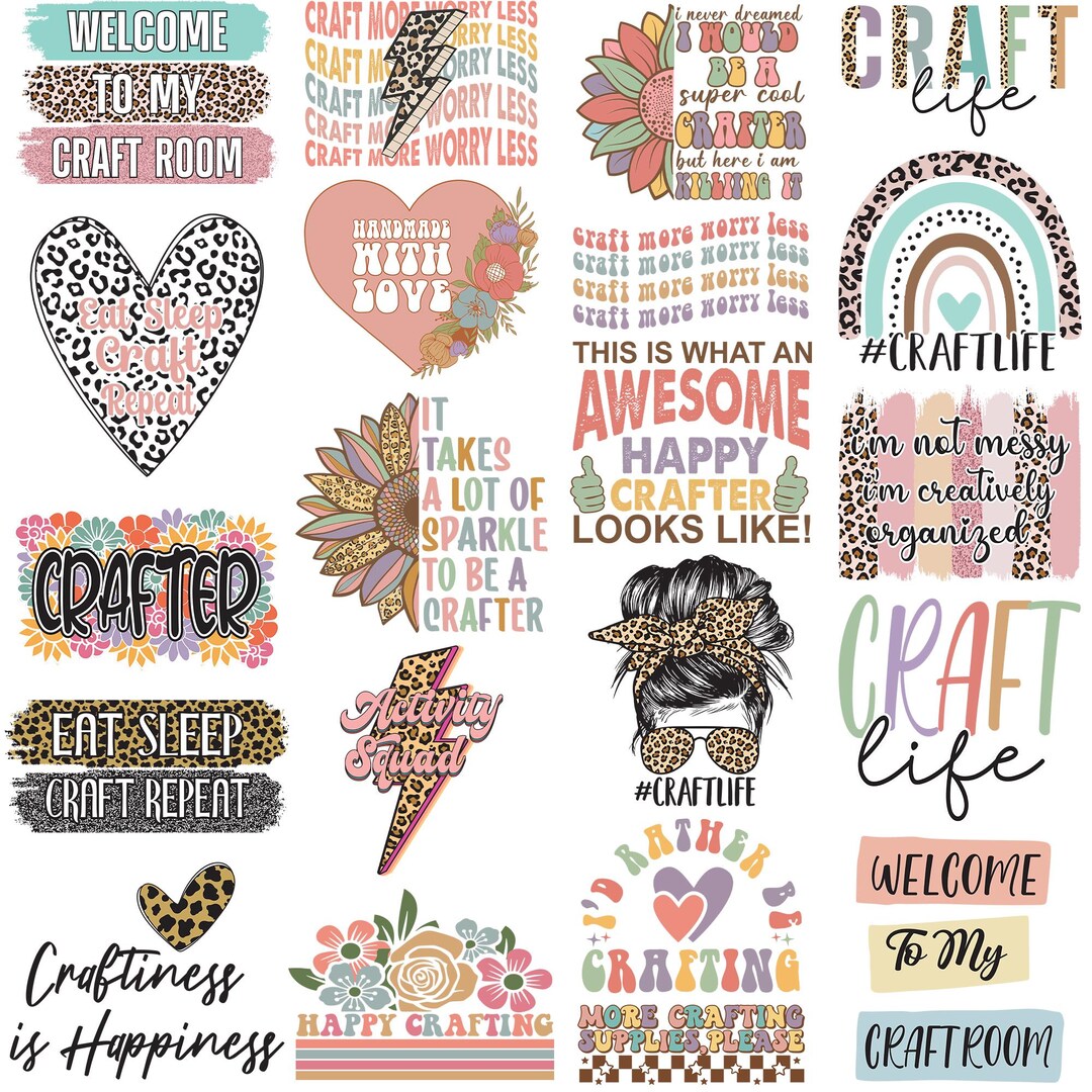 Crafting Svg Png Bundle Craft Life Crafting Squad Eat Sleep Craft ...