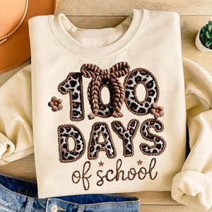 100 dagar av skolan PNG-paket fuskgarnvirkning 100 dagar ljusare lär kärleksarbete av hjärta kokett rosett mysig realistisk stickning PNG sublimering bild 3