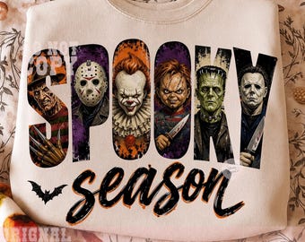 Motif graphique rétro vintage pour t-shirt d'automne - Halloween - Thème Halloween - PNG - Sublimation - Téléchargement numérique