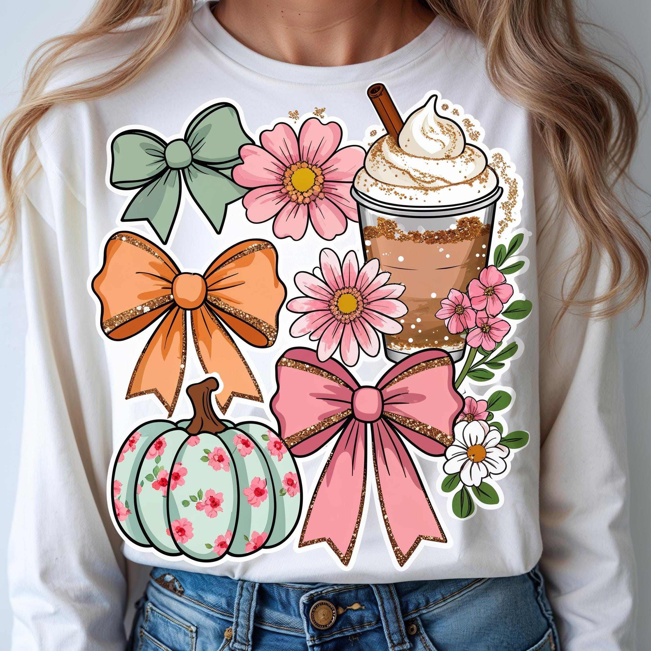 Fall Png Bundle Retro Cozy Goose Pumpkin Boho Crazy Fall Vibes Feeling ...