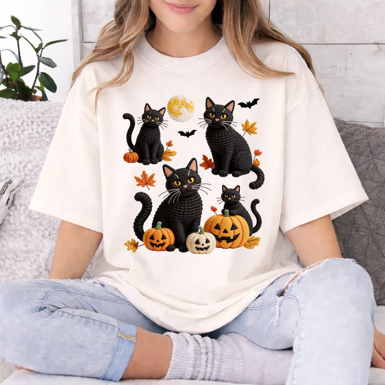 Fall PNG Bundle Faux Yarn Pumpkin Season Fall Vibes Cozy Ghost Crochet Knit Coquette Bow Autumn Thanksgiving Cute Boo Feeling Goosey PNG image 2