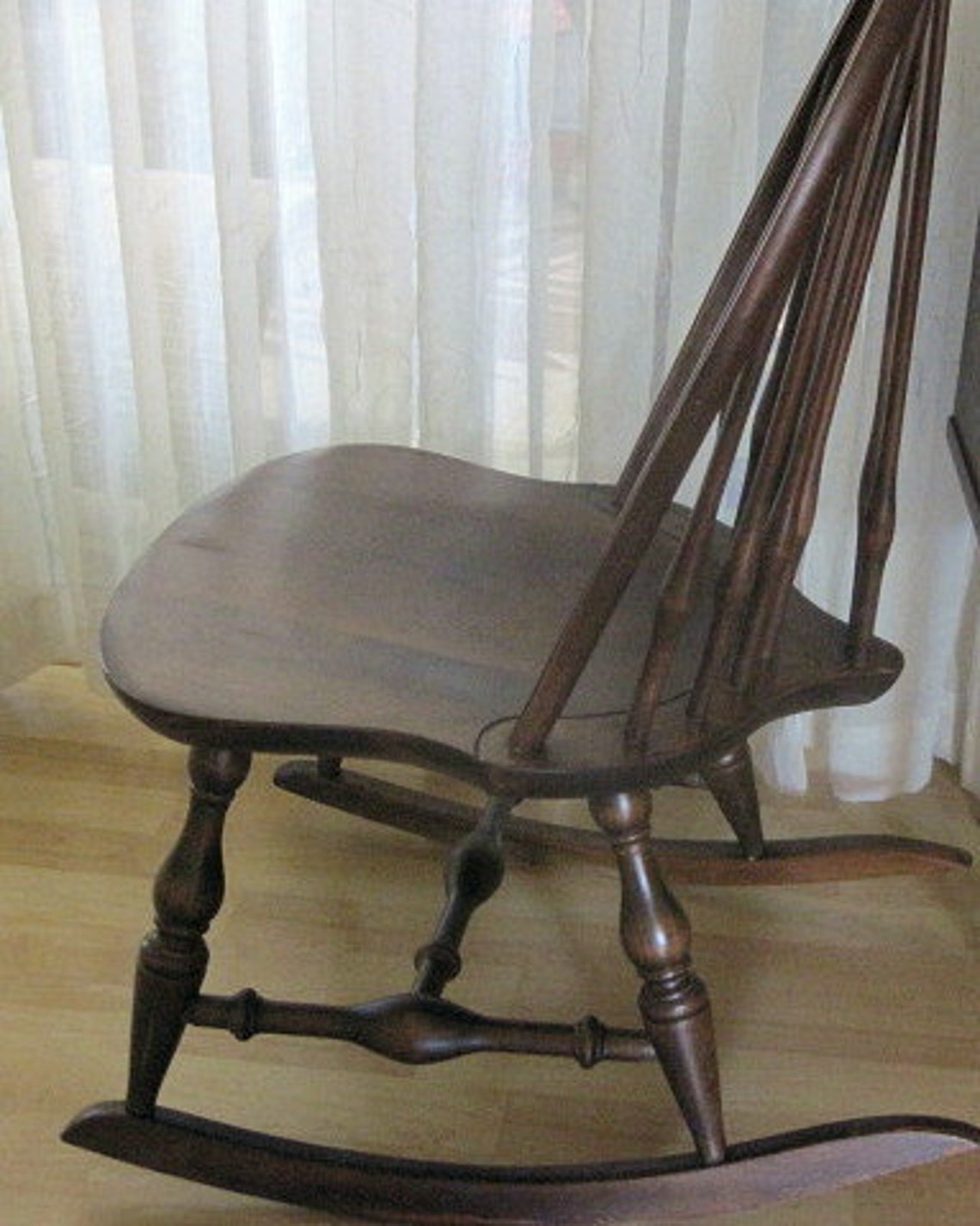 Nichols & Stone Brace Back Windsor Rocking Chair Etsy