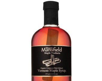 Mansfield Maple Cinnamon Stick Infused Vermont Maple Syrup