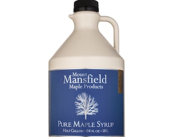 Mansfield Maple Pure Vermont Maple Syrup in Plastic Jug (Choice of Grade and Size)