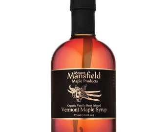Mansfield Maple Vanilla Bean Infused Vermont Maple Syrup