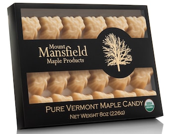 Mansfield Maple-Certified Organic Pure Vermont Maple Sugar Candy