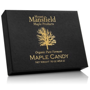 Mansfield Maple-Certified Organic Pure Vermont Maple Sugar Candy Choice of Size Pound