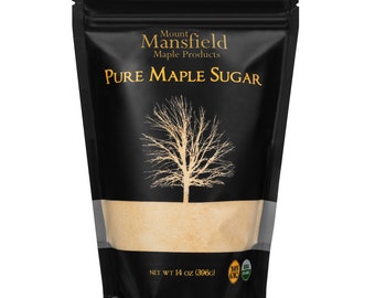 Mansfield Maple Certified Organic Pure Vermont Granulated Maple Sugar