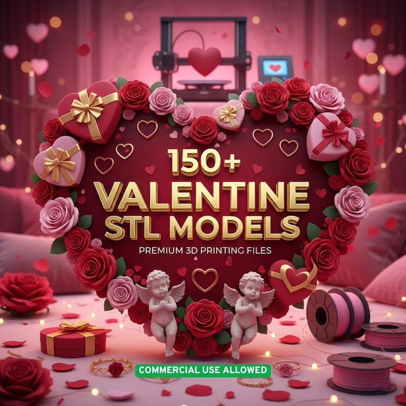 Valentine Stl Pack - Etsy UK
