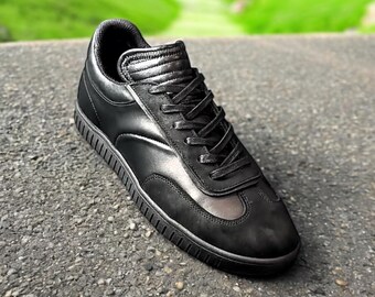 Stilvolle Herren Nubuck Sneakers | Handgefertigte Naturleder Schuhe für Frühling-Sommer | Lässige Leichte Schuhe