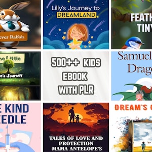 Children Book with Illustrations, Digital Storybook for kids, PLR children&#39;s storybook, Fun Digital Storybook for Kids, Bedtime Story eBook