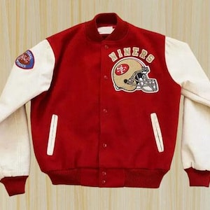 San francisco 49ers leather jacket - Etsy 日本