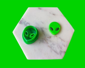 Alien Clay Cutter, Space Clay Cutter, Sci-fi Clay Cutter, Clay Tools, Fun Clay Cutters, Polymer Clay Cutters