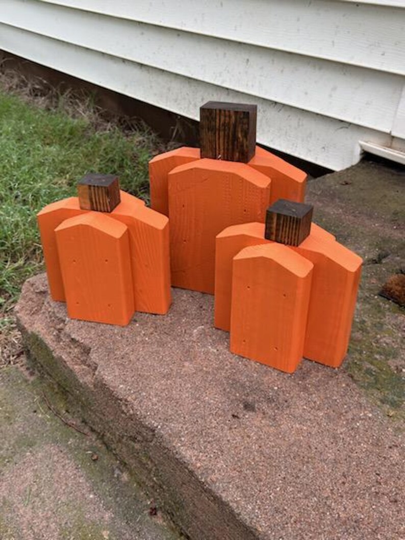 Rustic Wooden Pumpkins - Handmade Fall Decor - Etsy