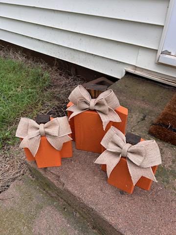 Rustic Wooden Pumpkins - Handmade Fall Decor - Etsy