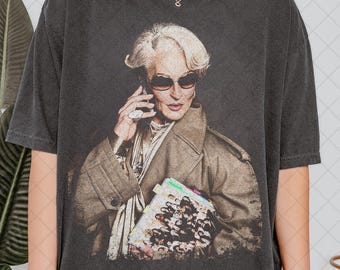 Comfort Colors Miranda Priestly Shirt, The Devil Wears Prada Tee Shirt, Fashion Boss Lady Graphic Tee, Gift For Women and Man Unisex T-Shirt