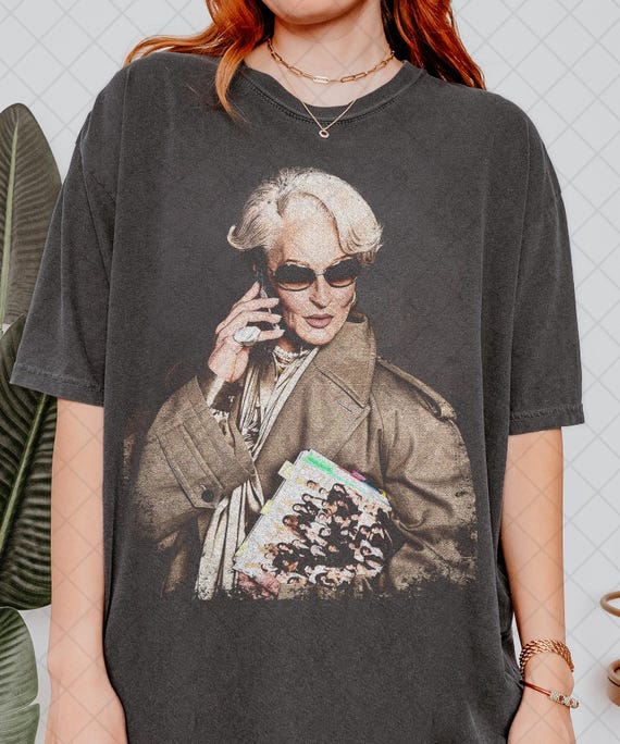 Comfort Colors Miranda Priestly Shirt, The Devil Wears Prada Tee Shirt, Fashion Boss Lady Graphic Tee, Gift For Women and Man Unisex T-Shirt