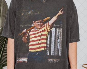 Comfort Colors Vintage The Sandlot Smalls Baseball Tee, 90s Movie Graphic Shirt, Classic Sandlot Film T-Shirt, Nostalgic Sports Movie Tee