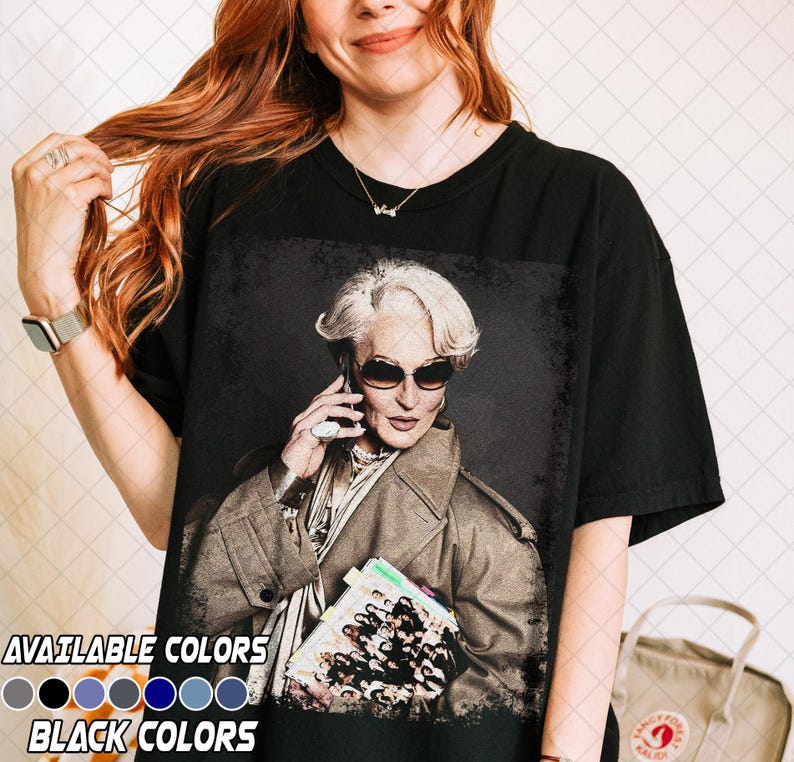 Comfort Colors Miranda Priestly Shirt, The Devil Wears Prada Tee Shirt, Fashion Boss Lady Graphic Tee, Gift For Women and Man Unisex T-Shirt image 2