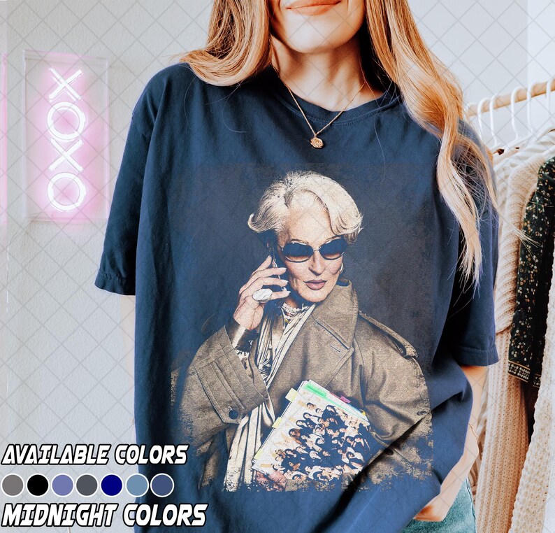 Comfort Colors Miranda Priestly Shirt, The Devil Wears Prada Tee Shirt, Fashion Boss Lady Graphic Tee, Gift For Women and Man Unisex T-Shirt image 3