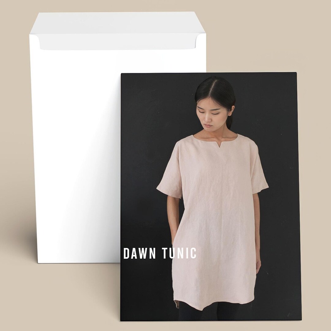 MOCHA Dawn Tunic PDF Paper Sewing Pattern - Free Shipping to US ...