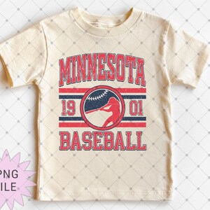 Minnesota Baseball Png, Minnesota baseball png, Game Day Digital Download, Baseball png for tshirt, Vintage Baseball Sublimation
