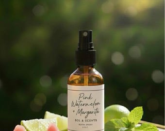 Spray per ambienti Pink Watermelon Margarita/Fragranza per ambienti tropicale brillante