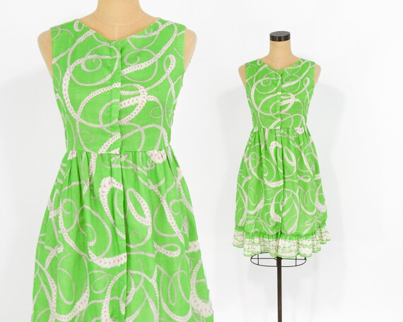 lime summer dress