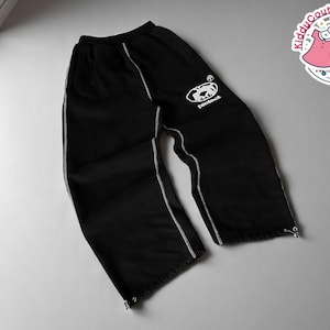 Y2K Inspired Sweatpants | Retro Streetwear Pants | Hip Hop Style Bottoms | Unisex Fashionable Baggy Fit | Casual Urban Outfit