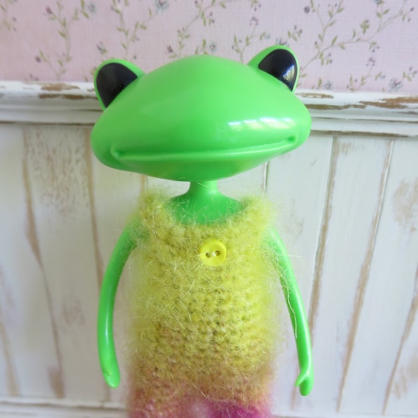 Combishort moelleux au crochet Wonderfrog