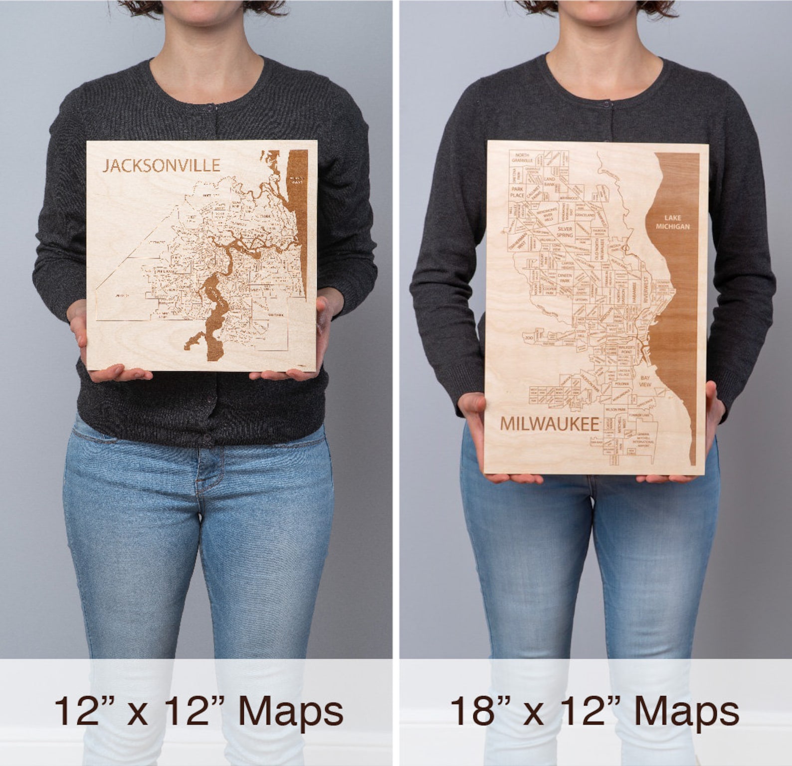 Austin Texas Wall Art Austin Neighborhood Map Map of Austin - Etsy
