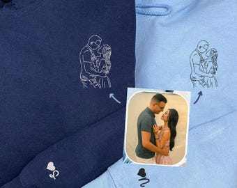 Sudadera personalizada con el tema "Amor", sudadera con capucha personalizada para parejas bordada, regalo del año de fundación.