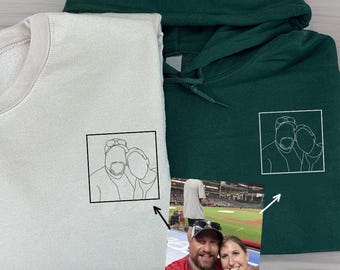Sudadera con capucha personalizada con foto para parejas, sudadera de amor personalizada
