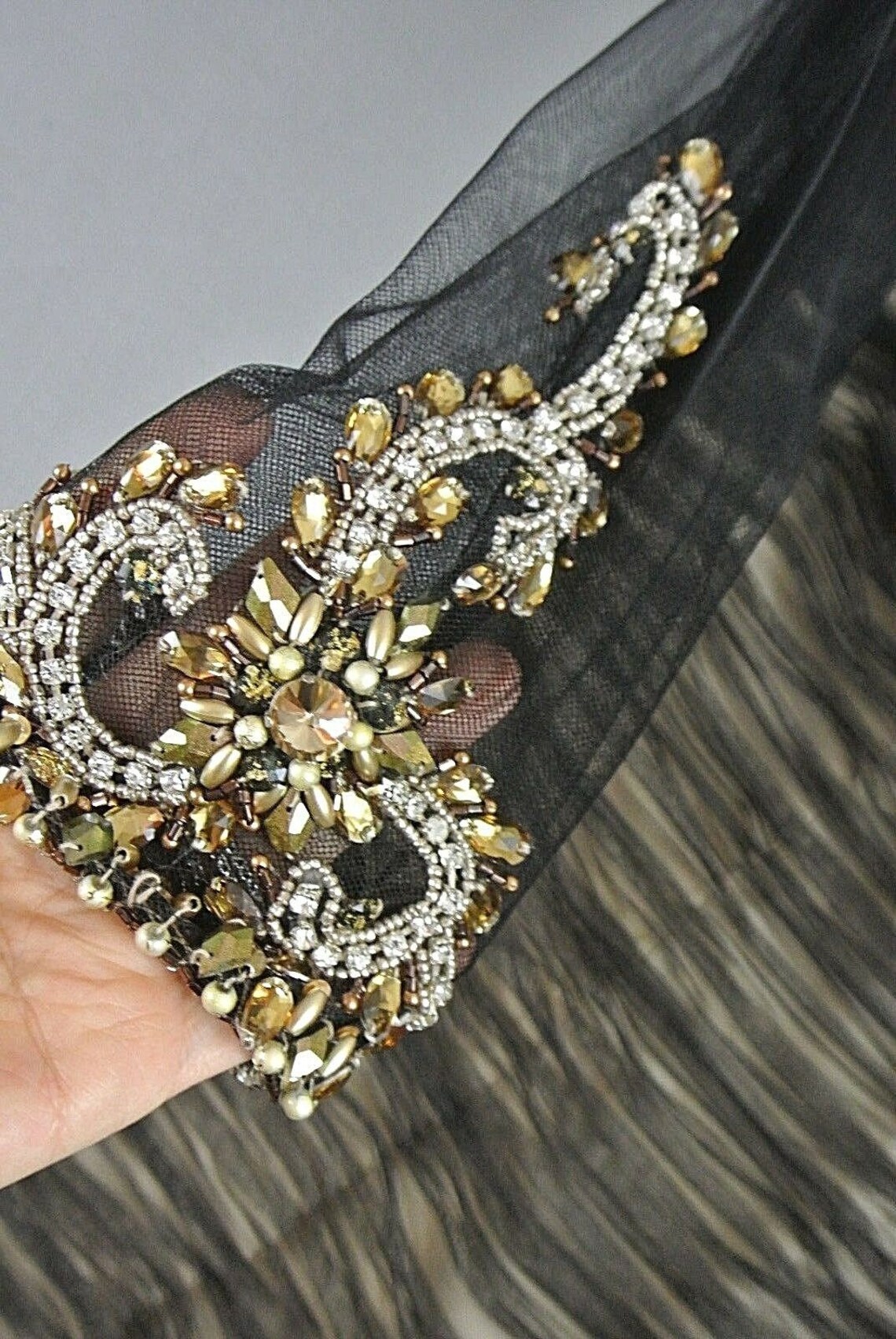 terani couture black and gold