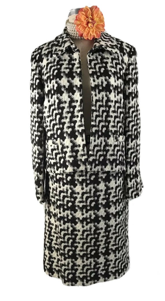 Vintage Ellen Tracy Womens 2 Pc Skirt Suit Set 16
