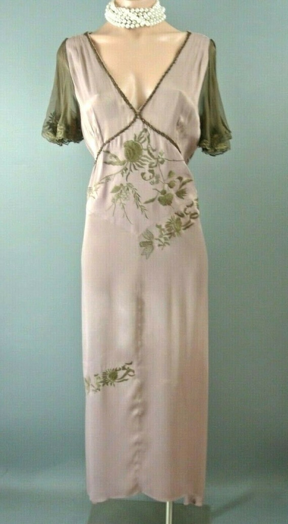 Vintage Nataya Hopeless Romantic Dress XL Dusty Pi