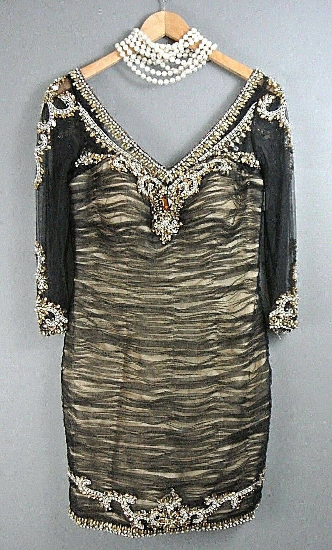 terani couture black and gold