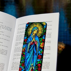 Virgin Mary Bookmark – Religious Catholic Gift, Christian Prayer ...