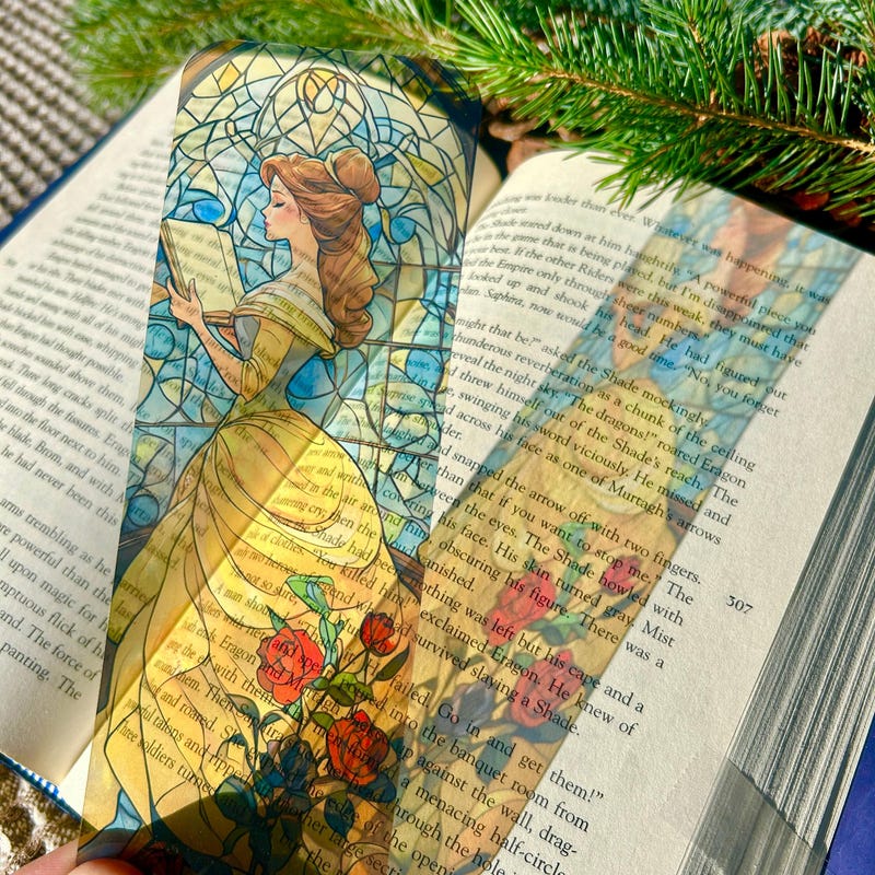 Belle Bookmarker - Etsy