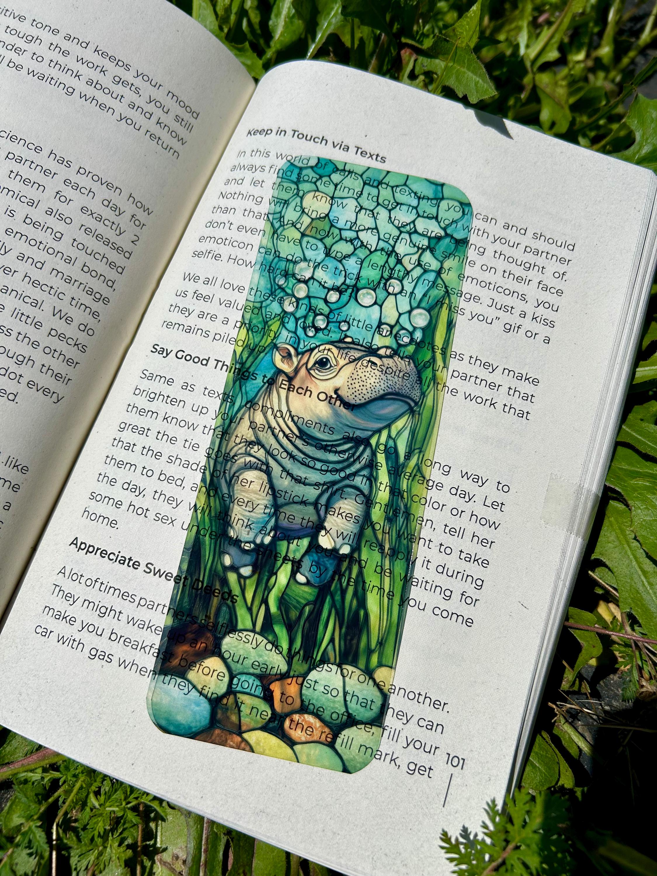 Moo Deng Baby Hippo Bookmark - Cute Bookmark, Adorable Hippo, Perfect Gift  for Moo Deng Lovers - Etsy