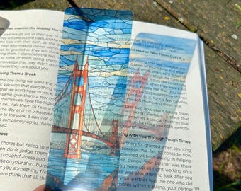 San Francisco Golden Gate Bridge Bookmark - Iconic Bridge Design, Perfect for Travel Lovers,Architecture Enthusiasts, Unique Gift