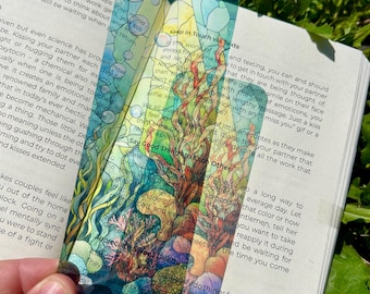 Under the Sea Bookmark - Ocean-Themed Book Accessory, Marine Life Gift, Cute Sea Creature Bookmark, Gift for Book Lovers & Ocean Lovers