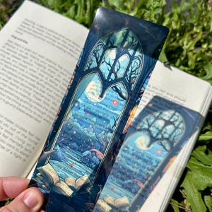 Magical Window Bookmark - Enchanted Fantasy Gift, Mystical Portal Art, Celestial Wonderland, Unique Book Lover Gift
