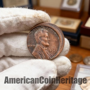 1955 Doubled Die Lincoln Cent – Copper US Collectible Coin