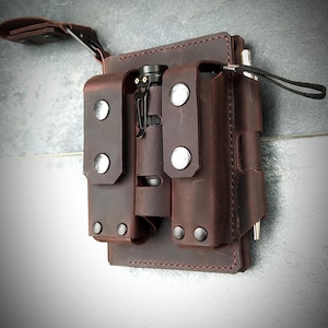 EDC/EDC pocket organizer/edc organizer/pocket organizer/edc pouch/pocket organizer edc/leather edc/leather pocket organizer/edc gear