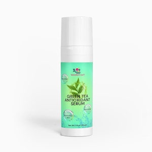 Green Tea Antioxidant Face Serum- Hydrating & Nourishing, Calophyllum Oil, Revitalizes and Protect Skin, 30ml Light Weight Daily Skincare