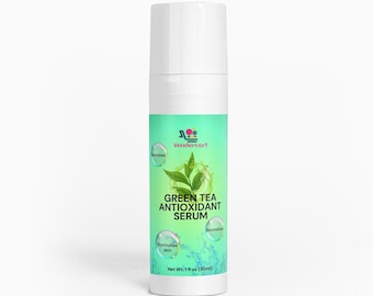 Suero facial antioxidante de té verde: aceite de calofilo, hidratante (30 ml)