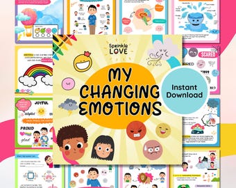 Werkboek Emoties veranderen, activiteiten gevoelens en copingvaardigheden, werkbladen geestelijke gezondheid, emotionele regulatie, direct downloaden