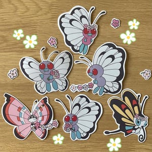 Stickerpakket bloemenweide botervrij