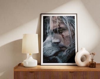 Witcher Poster Geralt Minimalist Poster Game History Poster Gifts For Her Him Fantasy Wall Decor Gifts Print Wall Art
